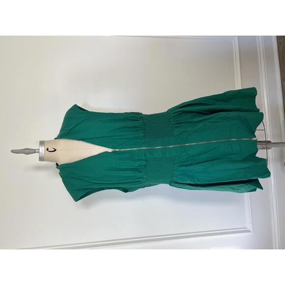 Anthropologie - Sleeveless Dress with Front Zipper and Smocked Waist, Size 2X - Picture 4 of 12